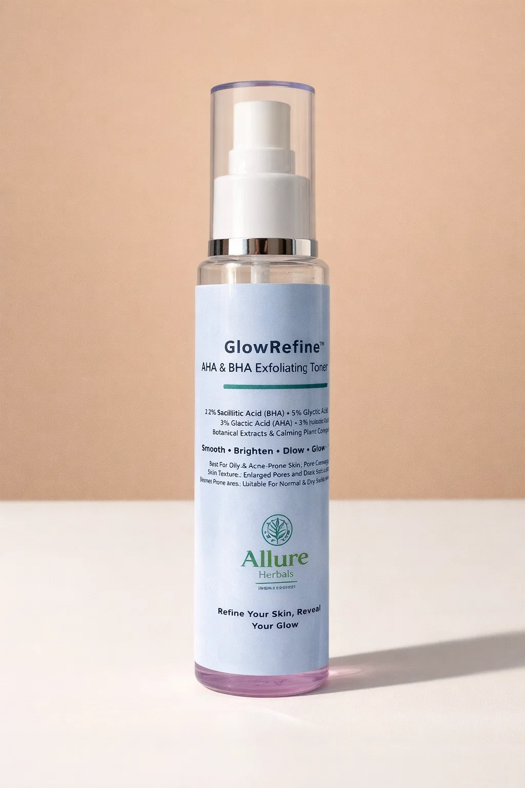 GlowRefine™ AHA & BHA Exfoliate Toner (100ml) - Kouri Jewels's Pujo Collection On Sale