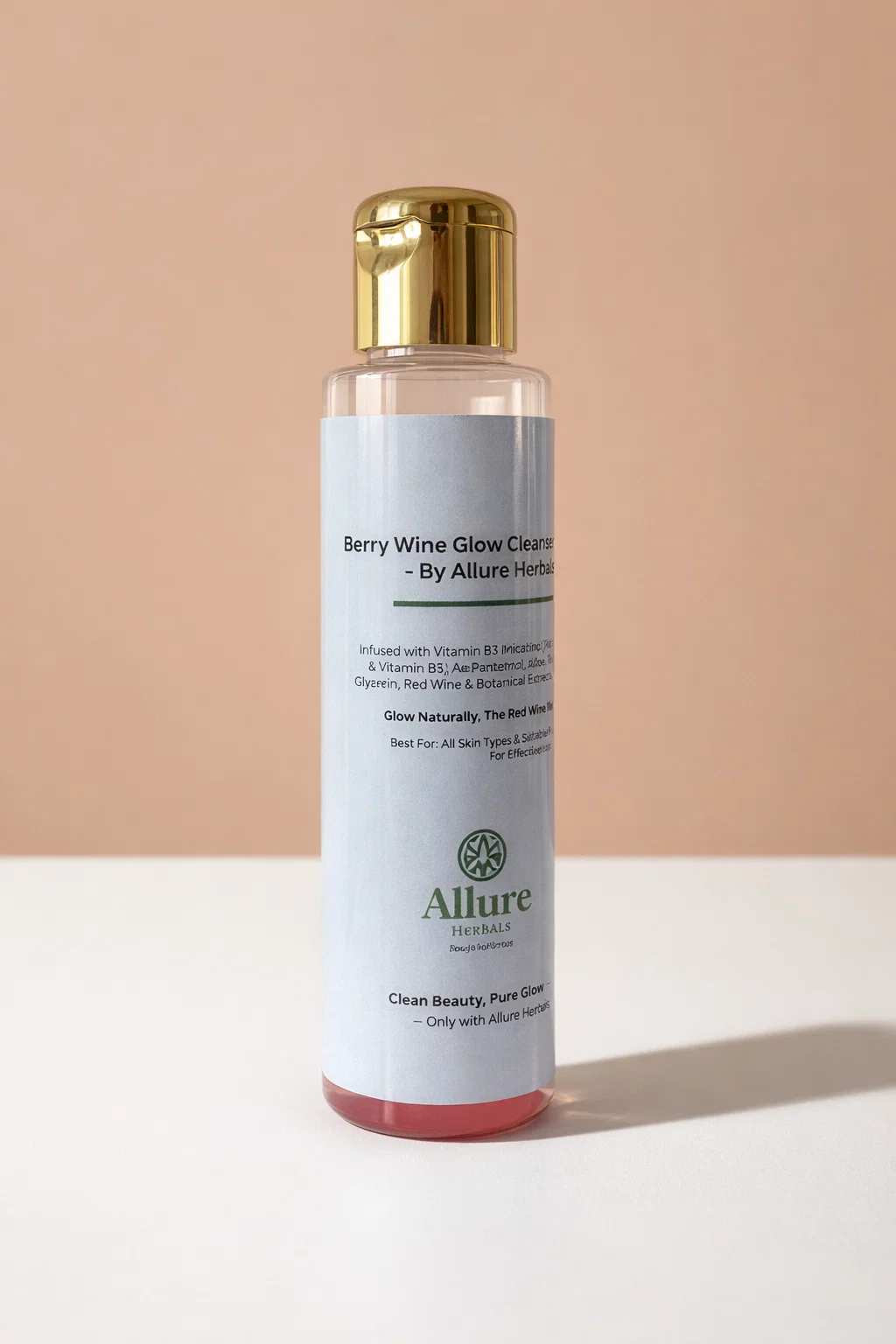 Berry Wine Glow Cleanser by Allure Herbals (100ml) - Kouri Jewels's Pujo Collection On Sale