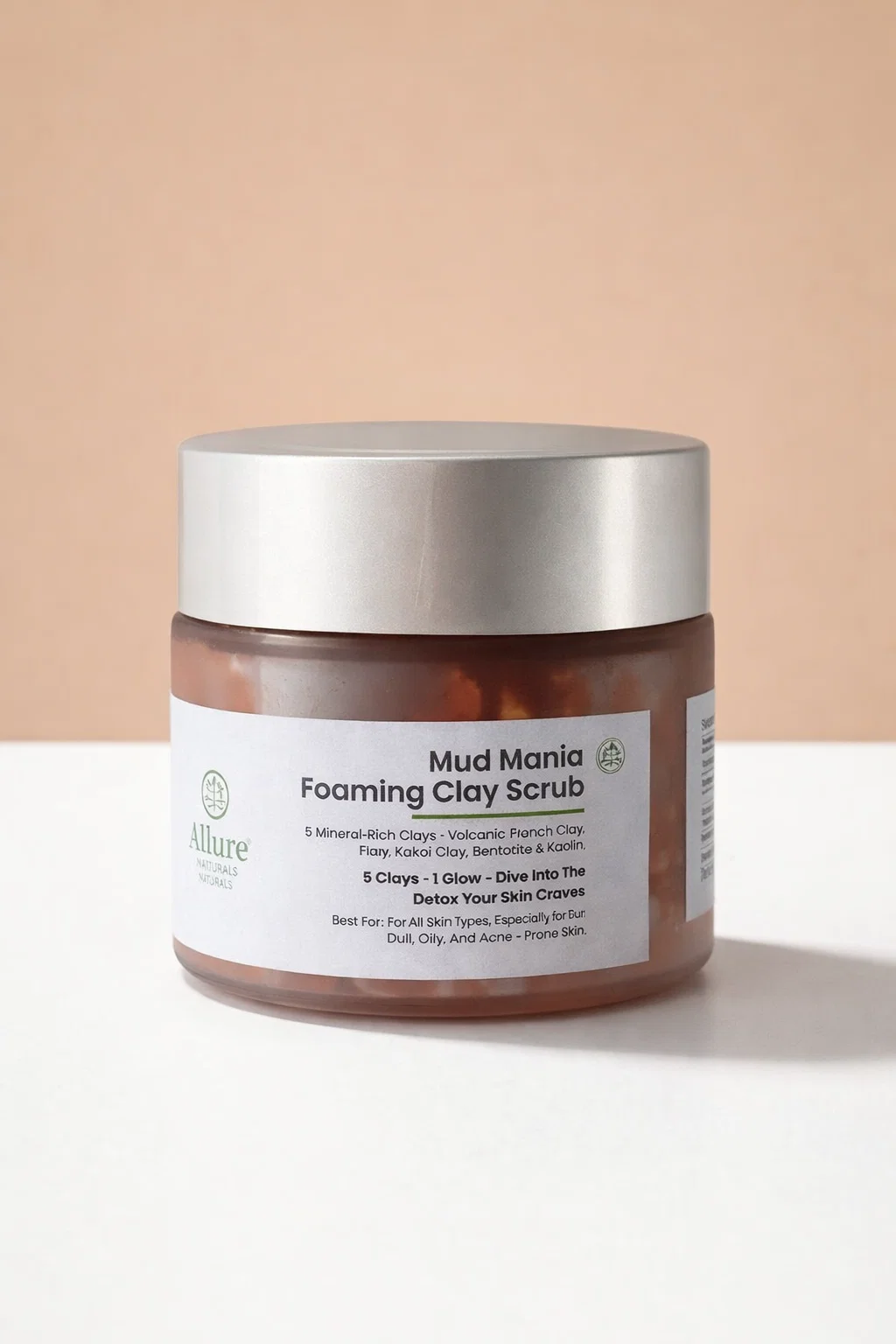 Mud Mania Foaming Clay Scrub (100gm) - Kouri Jewels's womens Pujo Collection